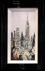 Skyline, NYC - SOLD by artist Nigel Cooke - Wyecliffe Galleries