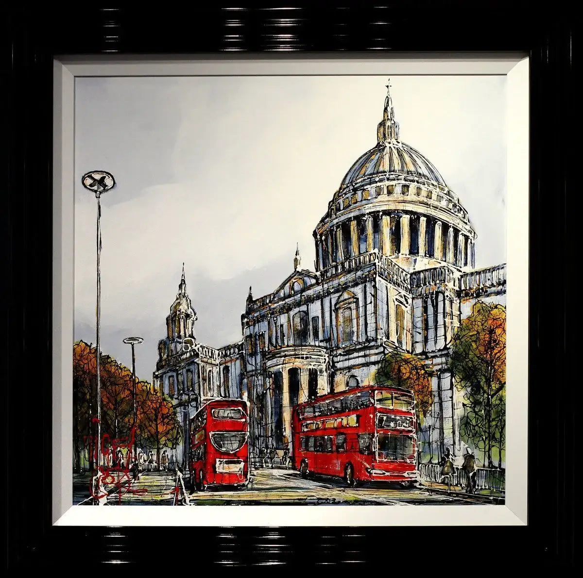 St Paul's Cathedral - SOLD by artist Nigel Cooke - Wyecliffe Galleries