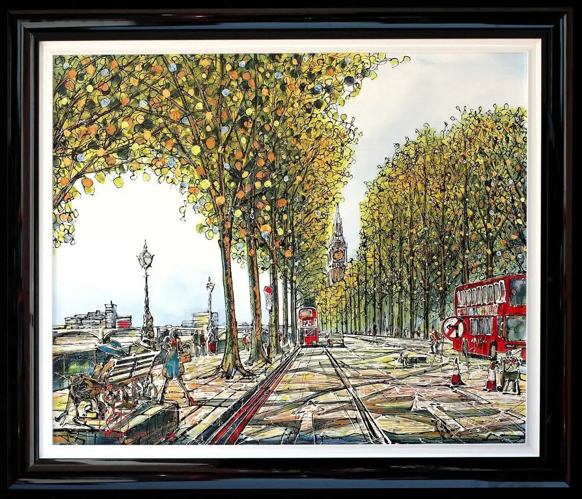 Summer Heat, London - SOLD by artist Nigel Cooke - Wyecliffe Galleries