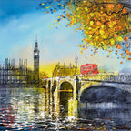 Sunshine Reflections -SOLD by artist Nigel Cooke - Wyecliffe Galleries