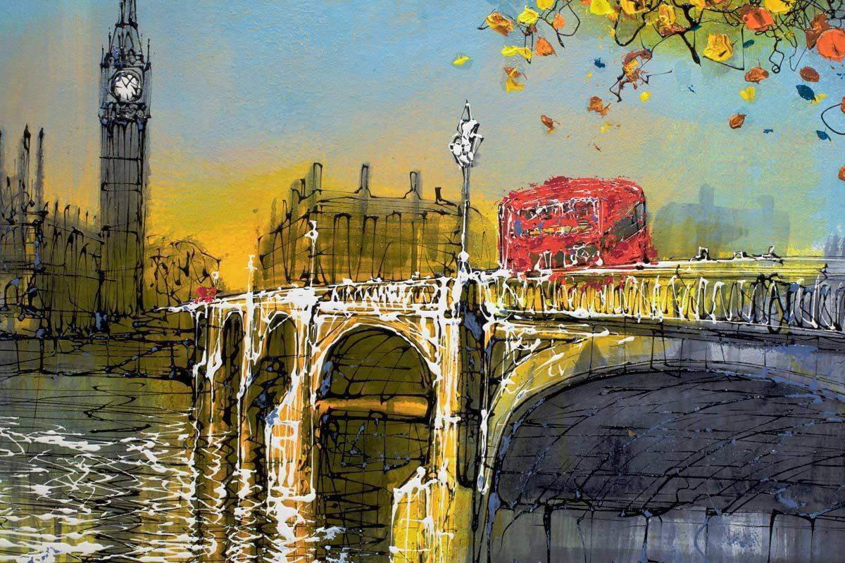 Sunshine Reflections -SOLD by artist Nigel Cooke - Wyecliffe Galleries