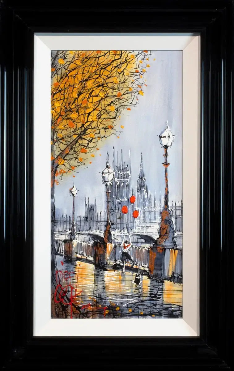 Thameside Pleasures - SOLD by artist Nigel Cooke - Wyecliffe Galleries
