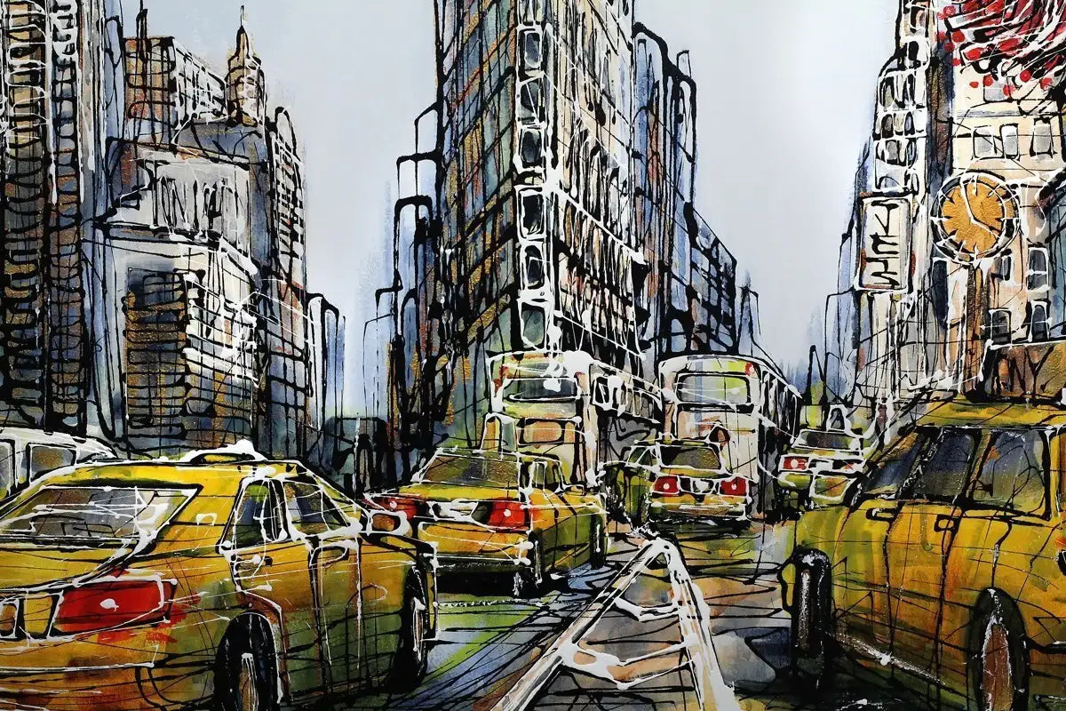 The City that Never Sleeps by artist Nigel Cooke - Wyecliffe Galleries