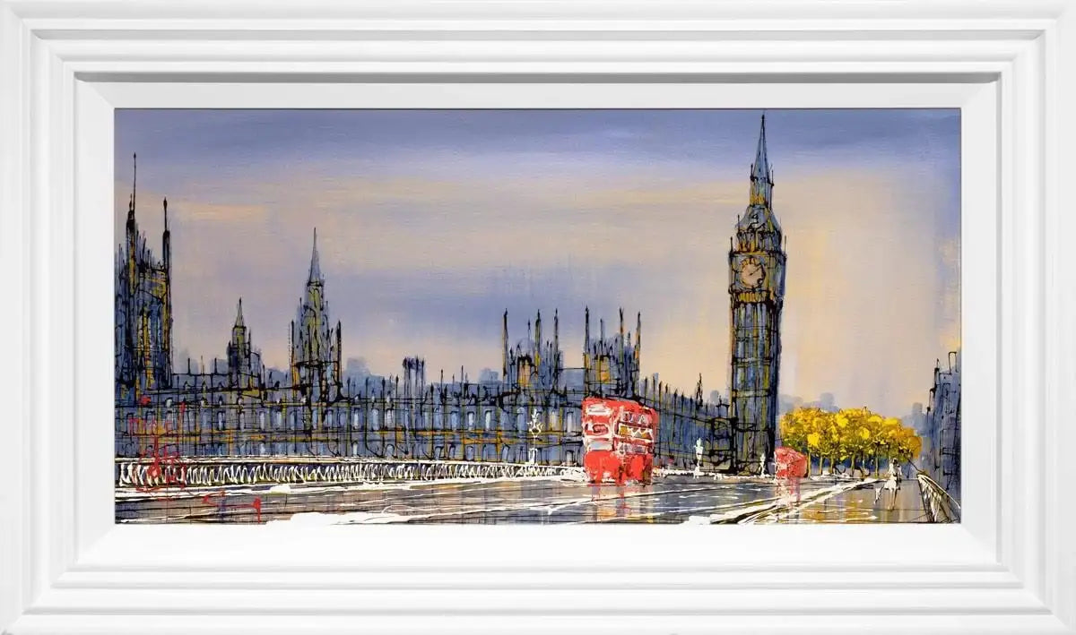 The Commute - SOLD by artist Nigel Cooke - Wyecliffe Galleries