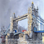 The Gateway to the City - SOLD by artist Nigel Cooke - Wyecliffe Galleries
