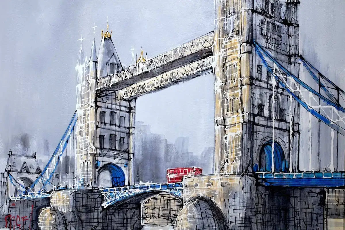 The Gateway to the City - SOLD by artist Nigel Cooke - Wyecliffe Galleries