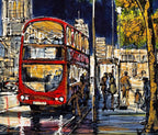 The Night Bus Home - SOLD by artist Nigel Cooke - Wyecliffe Galleries