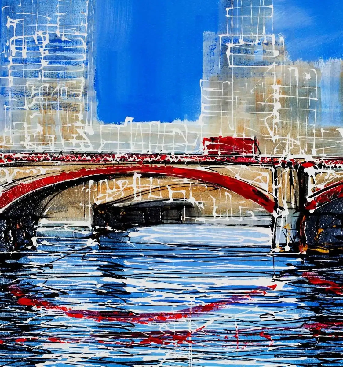 To the Heart of the City - SOLD by artist Nigel Cooke - Wyecliffe Galleries