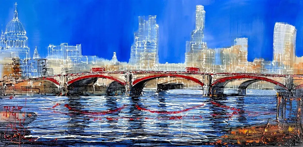 To the Heart of the City - SOLD by artist Nigel Cooke - Wyecliffe Galleries