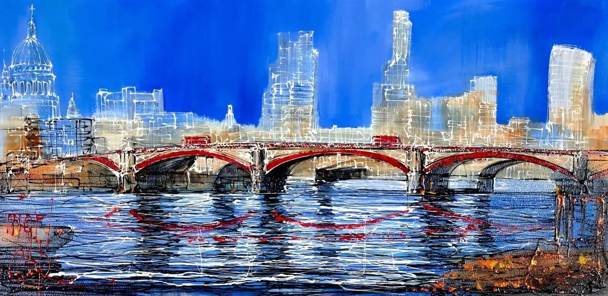 To the Heart of the City - SOLD by artist Nigel Cooke - Wyecliffe Galleries