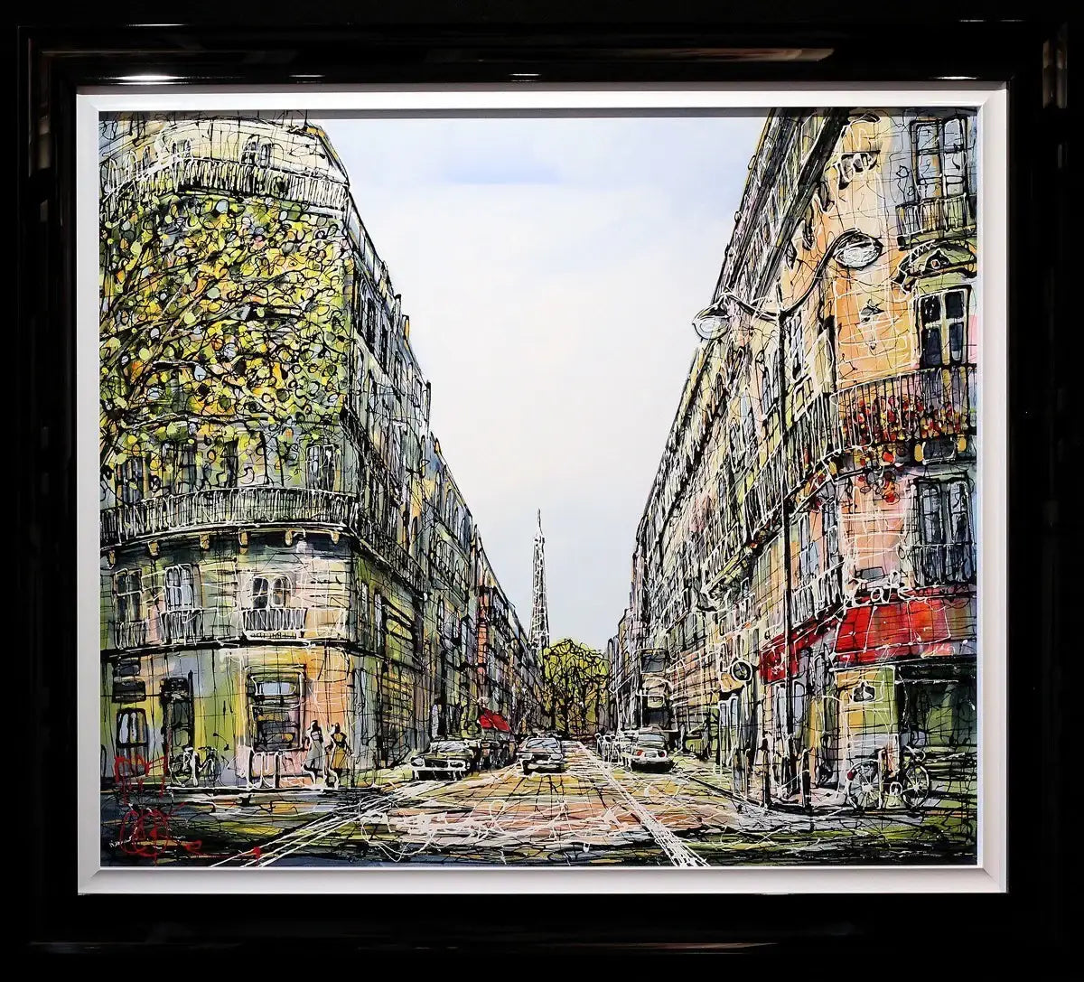 Towards the Tower - SOLD by artist Nigel Cooke - Wyecliffe Galleries