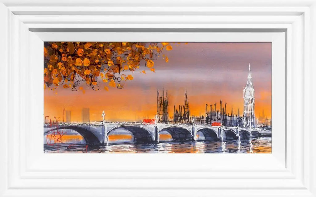 Twilight Towers - Original - SOLD by artist Nigel Cooke - Wyecliffe Galleries