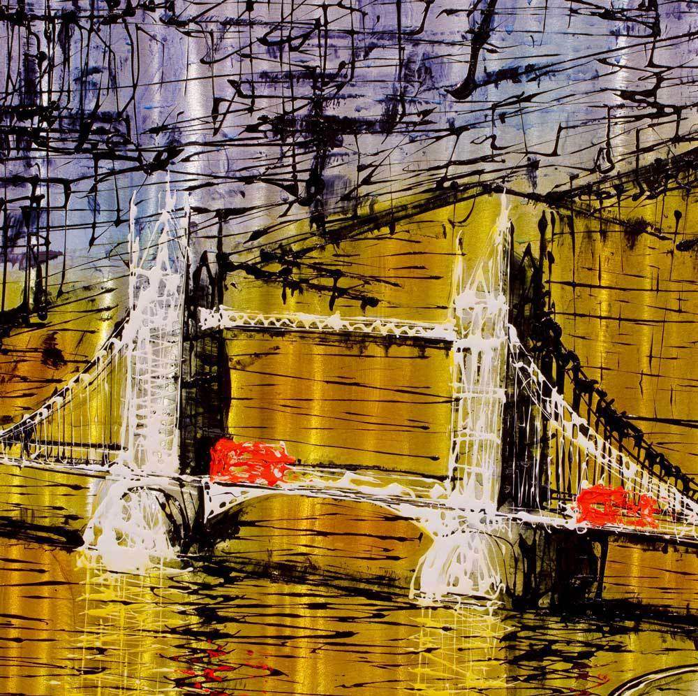 View From The Shard - SOLD by artist Nigel Cooke - Wyecliffe Galleries