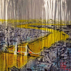 View From The Shard - SOLD by artist Nigel Cooke - Wyecliffe Galleries