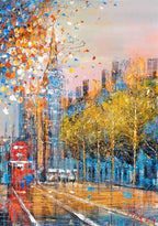 View of Big Ben - Original - SOLD by artist Nigel Cooke - Wyecliffe Galleries