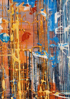 View of Big Ben - Original - SOLD by artist Nigel Cooke - Wyecliffe Galleries