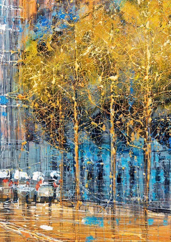 View of Big Ben - Original - SOLD by artist Nigel Cooke - Wyecliffe Galleries