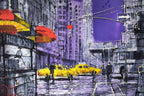 Violet City - Original - SOLD by artist Nigel Cooke - Wyecliffe Galleries
