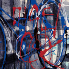 Walking The West End - Original - SOLD by artist Nigel Cooke - Wyecliffe Galleries