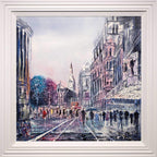 Walking The West End - Original - SOLD by artist Nigel Cooke - Wyecliffe Galleries