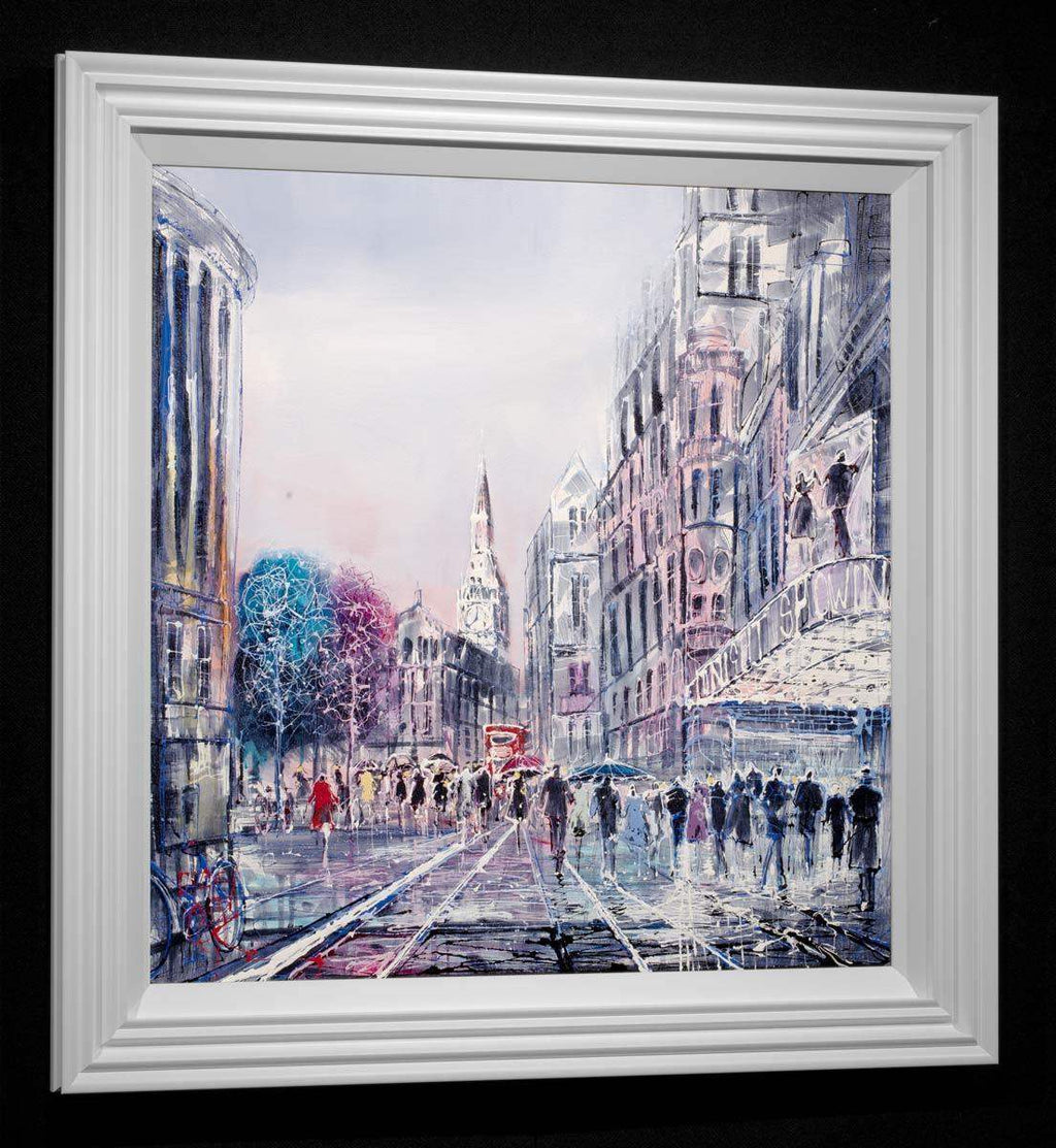 Walking The West End - Original - SOLD by artist Nigel Cooke - Wyecliffe Galleries