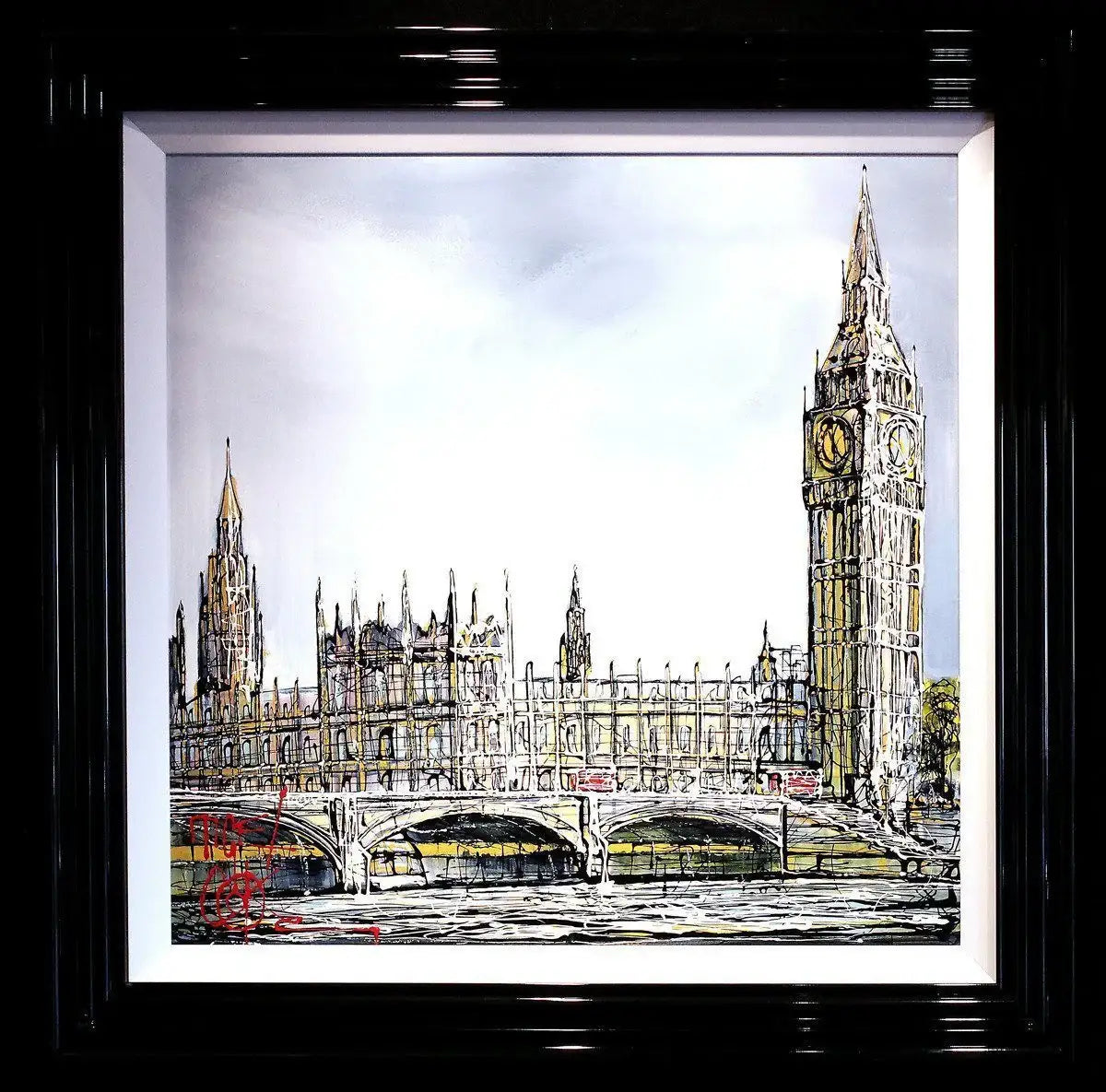 Westminster Skies - SOLD by artist Nigel Cooke - Wyecliffe Galleries