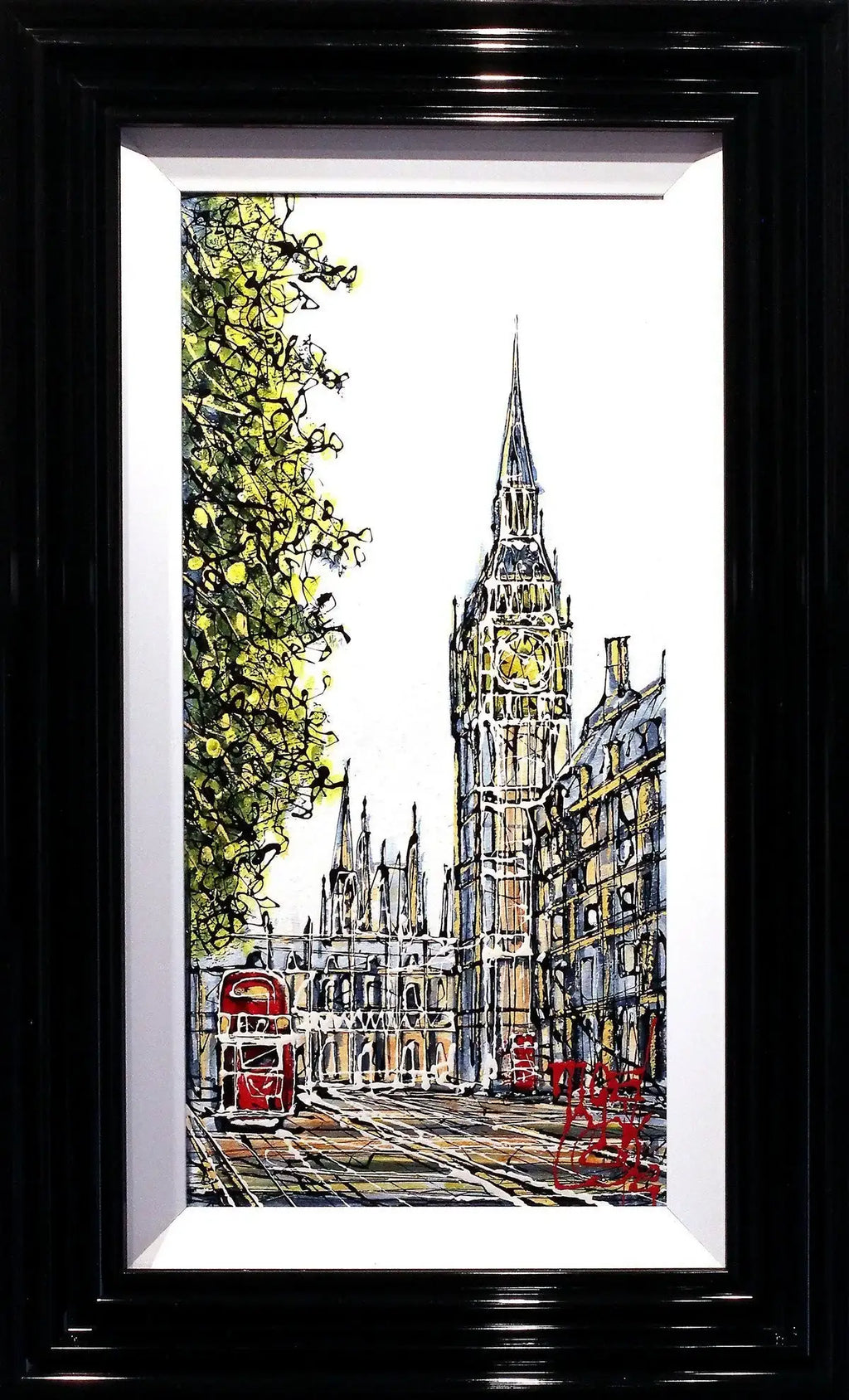 Westminster Spring - SOLD by artist Nigel Cooke - Wyecliffe Galleries