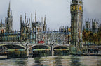 Westminster Views - SOLD by artist Nigel Cooke - Wyecliffe Galleries