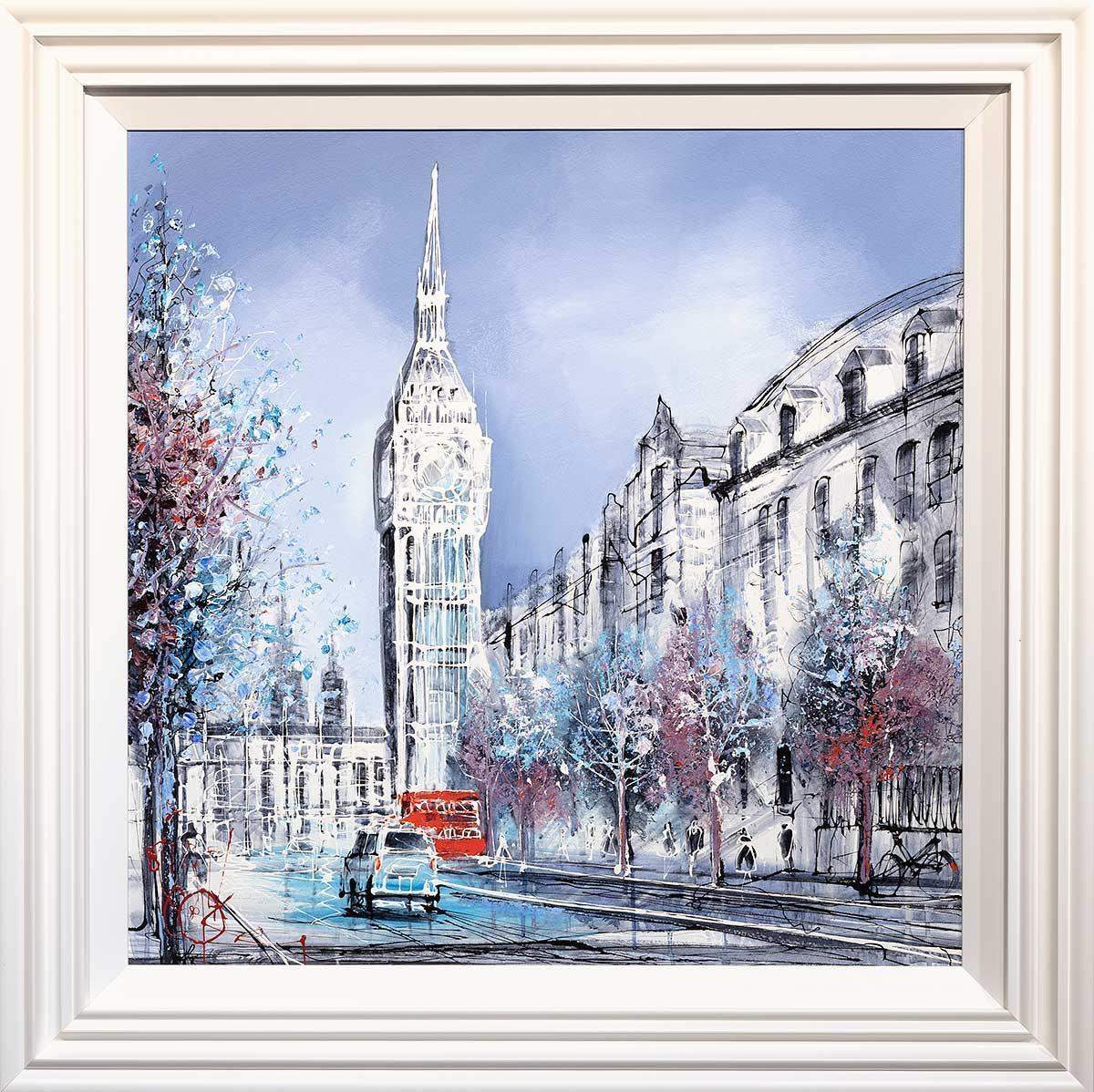 Westminster Winter - Original - SOLD by artist Nigel Cooke - Wyecliffe Galleries