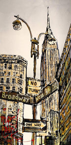 Which Way? - SOLD by artist Nigel Cooke - Wyecliffe Galleries