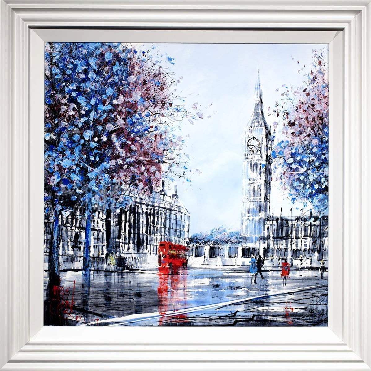 Winter City - SOLD by artist Nigel Cooke - Wyecliffe Galleries