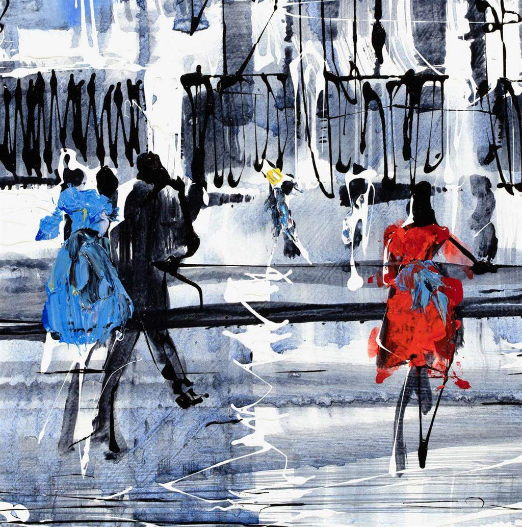 Winter City - SOLD by artist Nigel Cooke - Wyecliffe Galleries