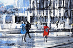Winter City - SOLD by artist Nigel Cooke - Wyecliffe Galleries