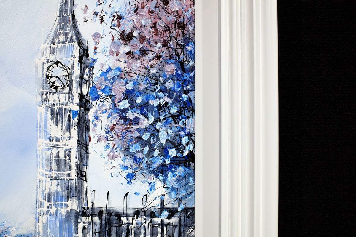 Winter City - SOLD by artist Nigel Cooke - Wyecliffe Galleries