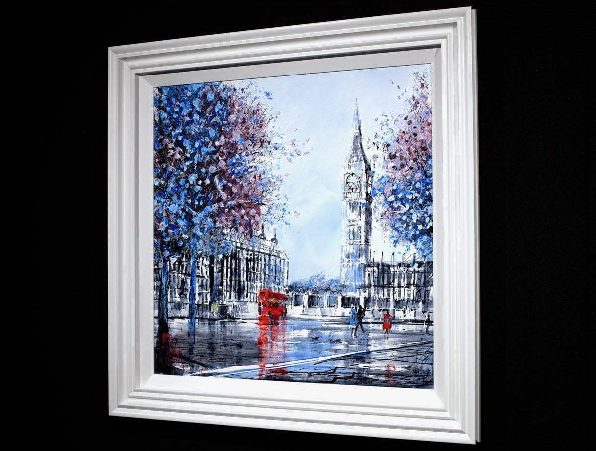 Winter City - SOLD by artist Nigel Cooke - Wyecliffe Galleries