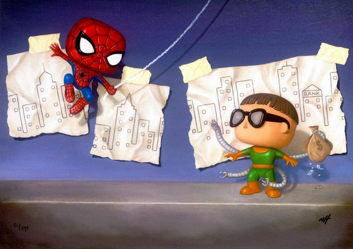 Doctor At Large - Edition - SOLD by artist Nigel Humphries - Wyecliffe Galleries