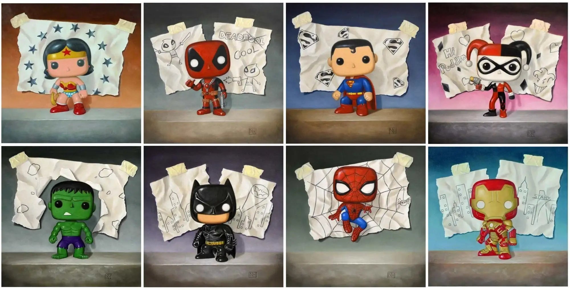 Nigel Humphries 'Pop Vinyl' Collection - Editions - SOLD by artist Nigel Humphries - Wyecliffe Galleries