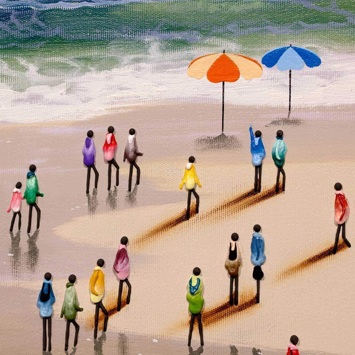 Dancing Waves - SOLD by artist Nina Miro - Wyecliffe Galleries