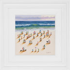 Holidaymakers - Original - SOLD by artist Nuria Miro - Wyecliffe Galleries