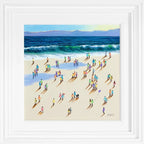 Seaside Promenade - SOLD by artist Nuria Miro - Wyecliffe Galleries