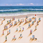 Sunny Surf - Original - SOLD by artist Nuria Miro - Wyecliffe Galleries