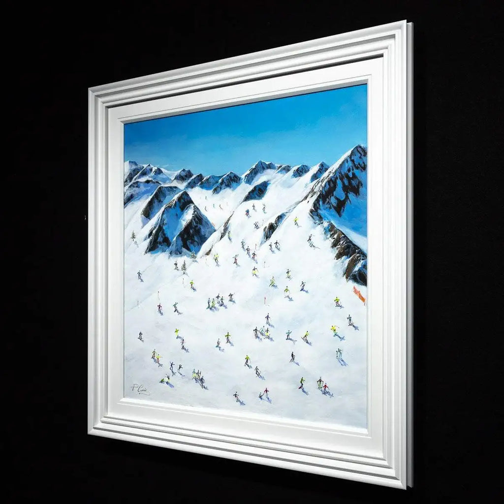 A Race to the Bottom - Original - SOLD by artist Paola Cassais - Wyecliffe Galleries