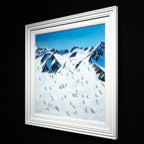 A Race to the Bottom - Original - SOLD by artist Paola Cassais - Wyecliffe Galleries