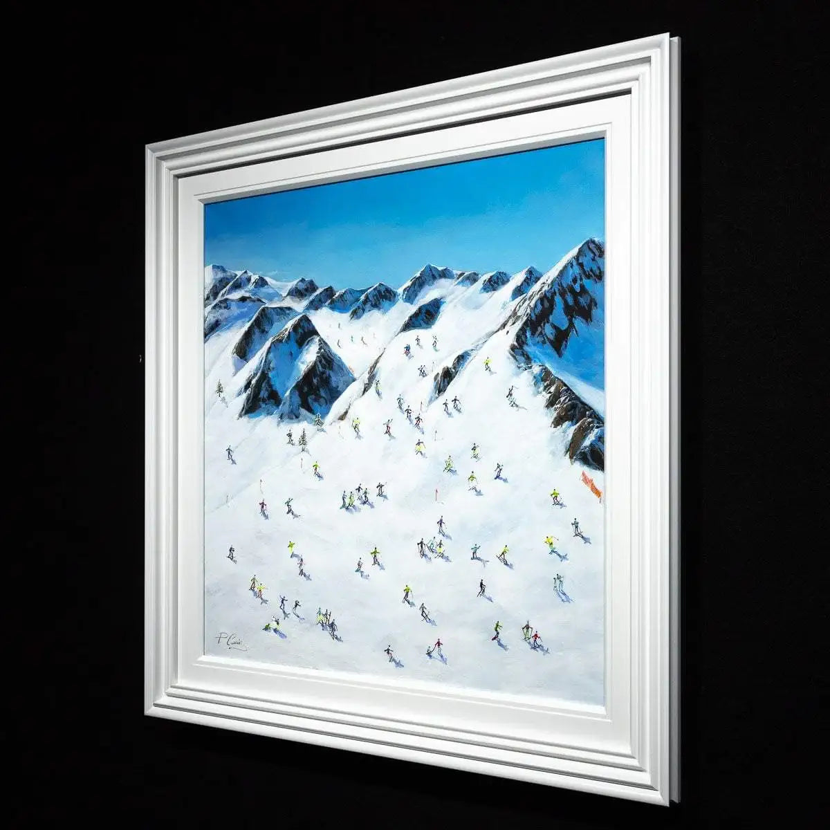 A Race to the Bottom - Original - SOLD by artist Paola Cassais - Wyecliffe Galleries