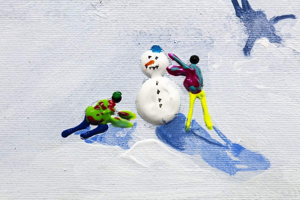 A Race to the Bottom - Original - SOLD by artist Paola Cassais - Wyecliffe Galleries