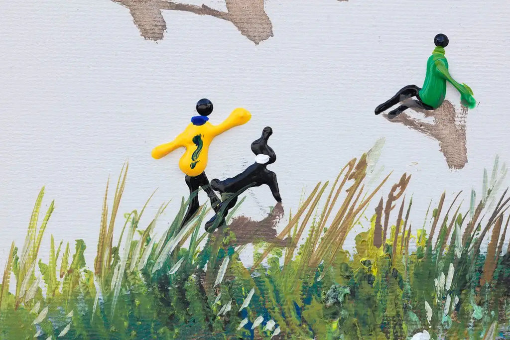 Beach Time Bliss - Original - SOLD by artist Paola Cassais - Wyecliffe Galleries