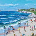 Beach Time Bliss - Original - SOLD by artist Paola Cassais - Wyecliffe Galleries