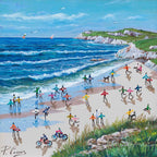 Beach Time Bliss - Original - SOLD by artist Paola Cassais - Wyecliffe Galleries