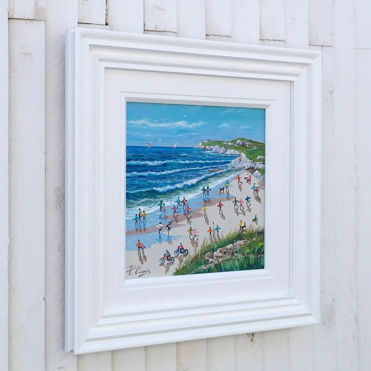 Beach Time Bliss - Original - SOLD by artist Paola Cassais - Wyecliffe Galleries