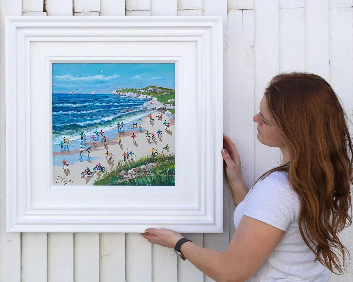 Beach Time Bliss - Original - SOLD by artist Paola Cassais - Wyecliffe Galleries